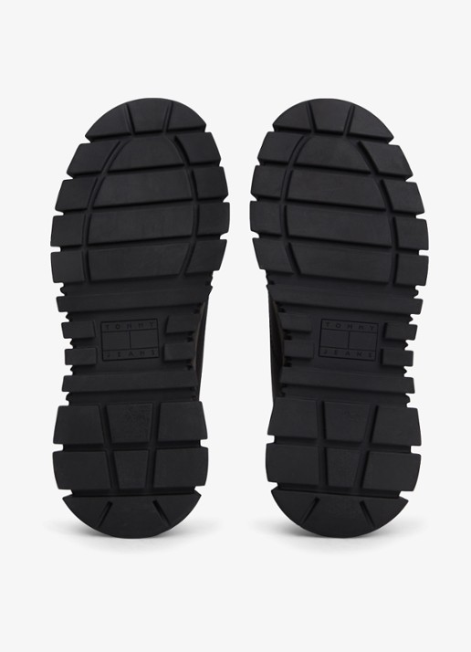 Tommy Hilfiger Sneaker met plateauzool  - detail 2 zwart