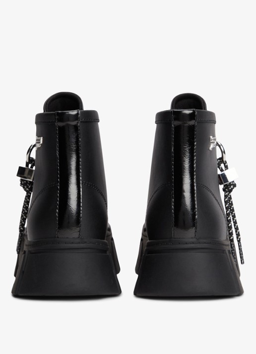 Tommy Hilfiger Sneaker met plateauzool  - detail 4 zwart