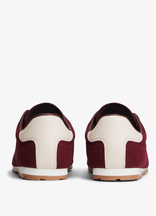 Tommy Hilfiger Sneaker van suède - detail 5 oxblood-xut / rood