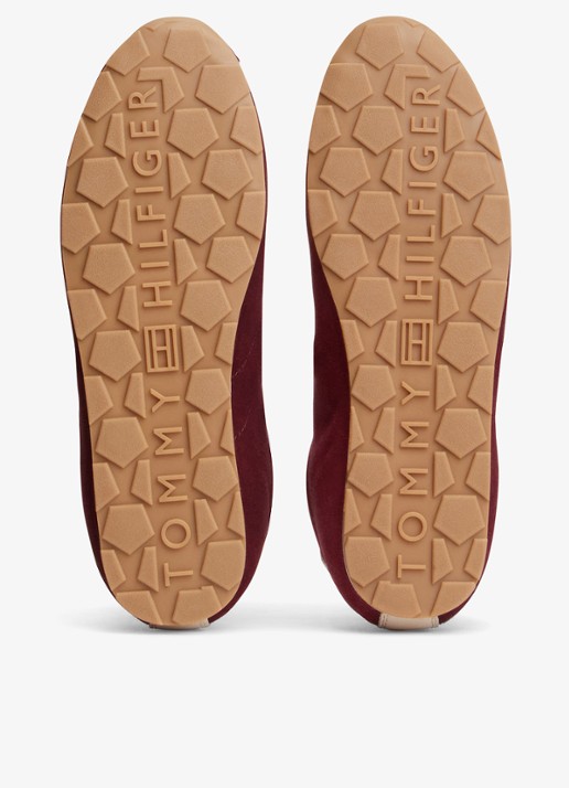 Tommy Hilfiger Sneaker van suède - detail 6 oxblood-xut / rood
