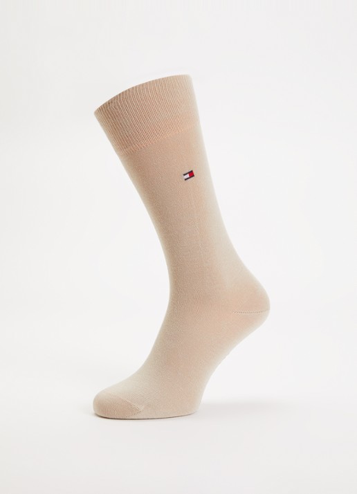 Tommy Hilfiger Sokken in katoenblend met logo in 2-pack - detail 3 zand