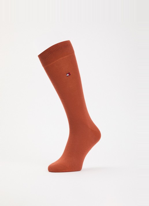 Tommy Hilfiger Sokken in katoenblend met logo in 2-pack - detail 3 oranjebruin
