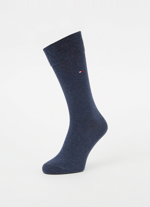 Tommy Hilfiger Sokken in katoenblend met logo in 2-pack - detail creme