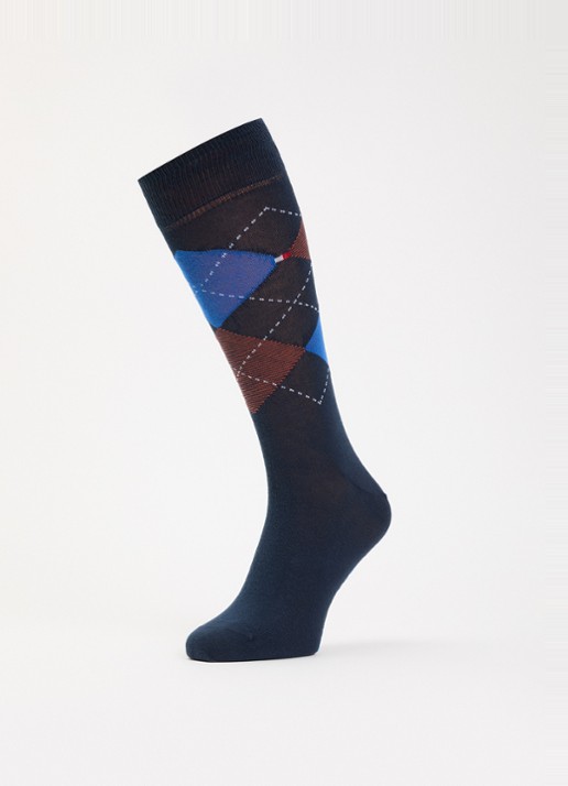Tommy Hilfiger Sokken in katoenblend met logo in 2-pack - detail indigo