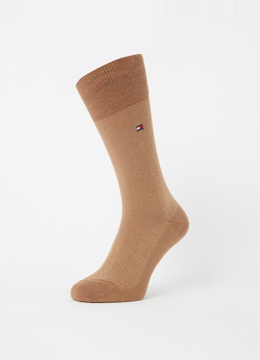 Tommy Hilfiger Sokken met logo in 2-pack - detail 3 camel