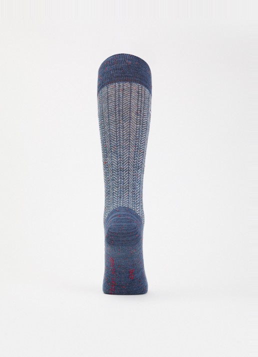 Tommy Hilfiger Sokken met print in 2-pack - detail 3 staalblauw