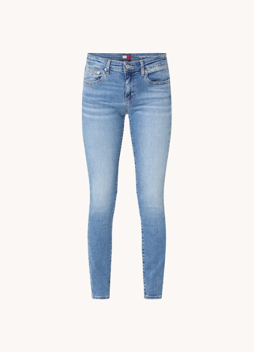 Tommy Hilfiger Sophie low waist skinny jeans met steekzakken - voorkant 2 indigo