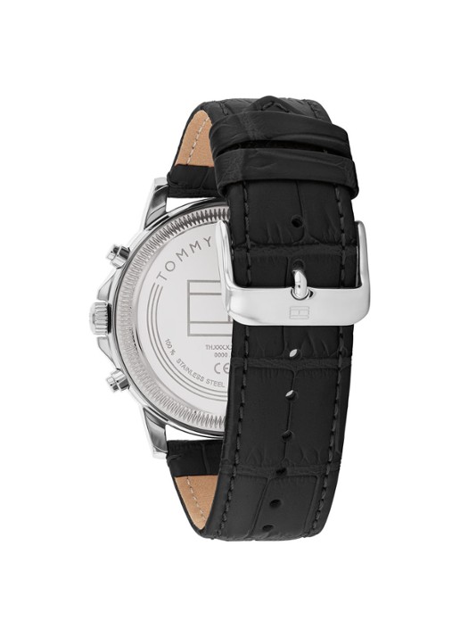 Tommy Hilfiger Stewart horloge TH17910605  - detail 4 zwart