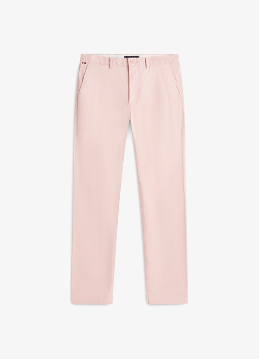 Tommy Hilfiger Straight fit chino met steekzakken - voorkant 2 roze