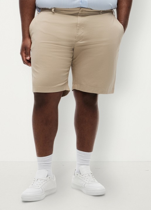 Tommy Hilfiger Straight fit korte chino in katoenblend