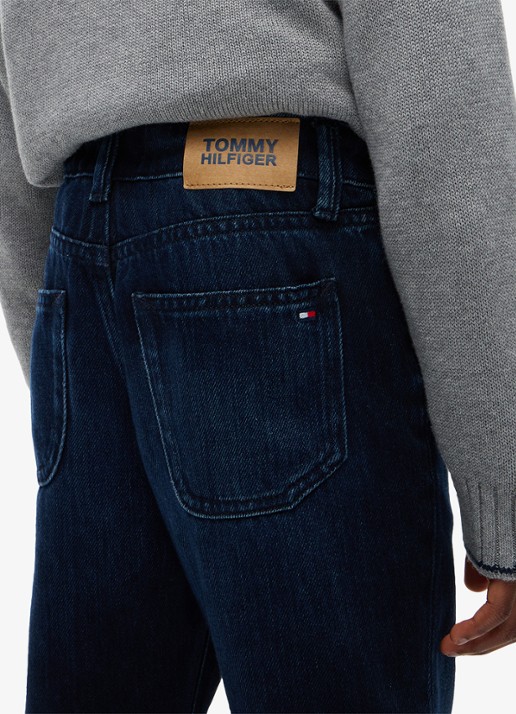 Tommy Hilfiger Straight leg jeans in lyocellblend - detail 2 indigo