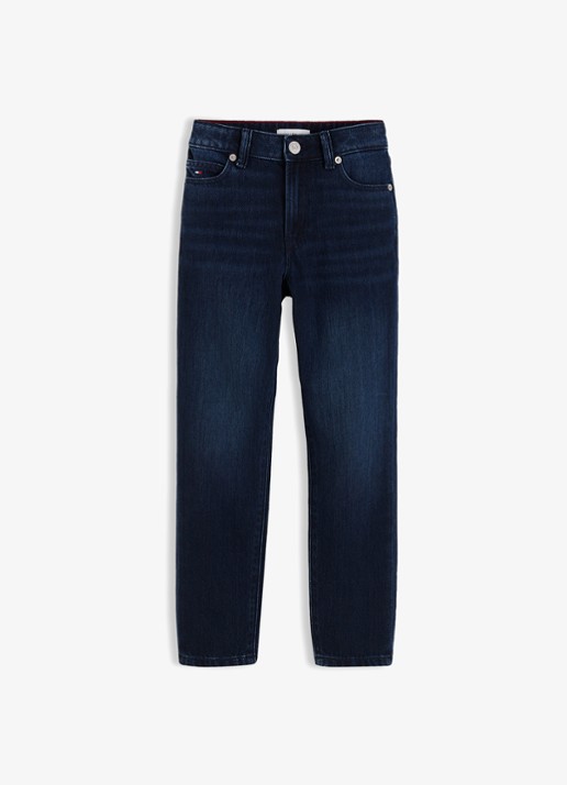 Tommy Hilfiger Straight leg jeans in lyocellblend - voorkant 4 indigo