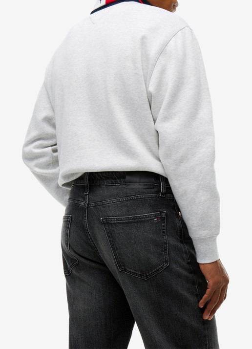 Tommy Hilfiger Straight leg jeans met steekzakken - detail 6 grijs