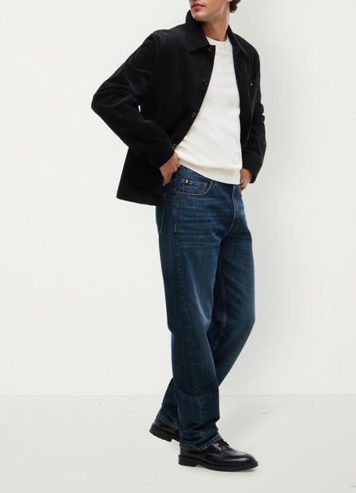 Tommy Hilfiger Straight leg jeans met steekzakken - detail 3 indigo