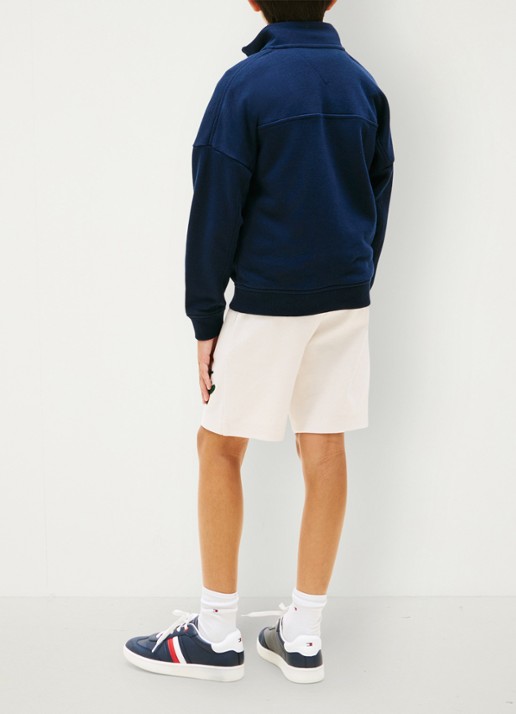 Tommy Hilfiger Sweater in katoenblend - achterkant dark night navy-c1g