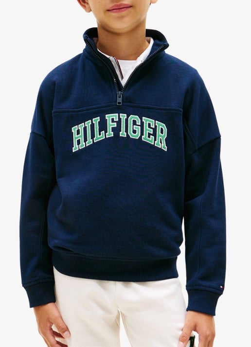 Tommy Hilfiger Sweater in katoenblend - detail 2 dark night navy-c1g