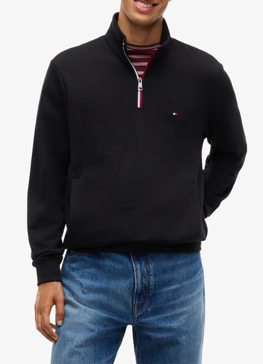 Tommy Hilfiger Sweater met halve rits