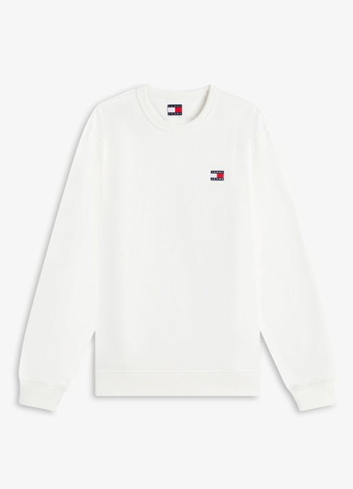 Tommy Hilfiger Sweater met logo - voorkant 4 wit