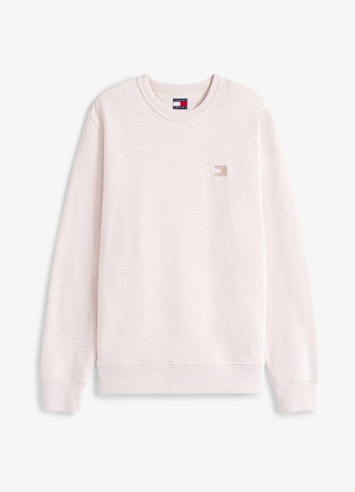 Tommy Hilfiger Sweater met logo - voorkant 2 beige