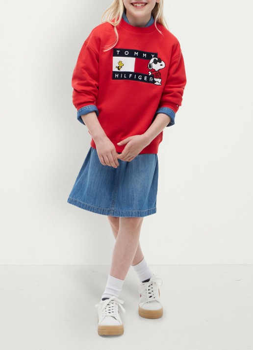 Tommy Hilfiger Sweater met logo - detail 5 rood