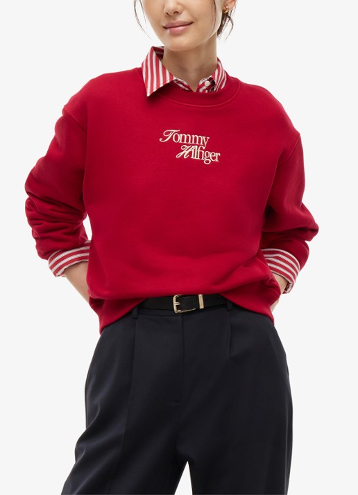 Tommy Hilfiger Sweater met logoborduring