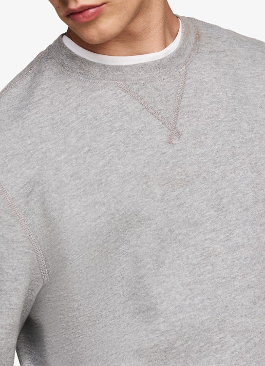 Tommy Hilfiger Sweater met logoborduring - detail 7 grijsmele