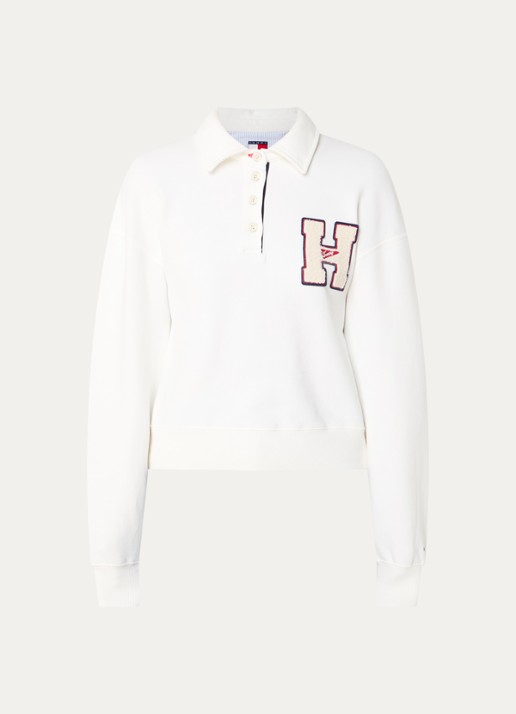 Tommy Hilfiger Sweater met polokraag en logo