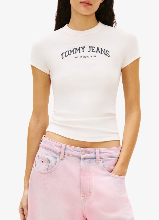 Tommy Hilfiger T-shirt met logo- en backprint