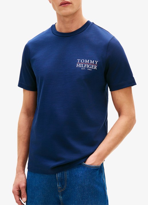 Tommy Hilfiger T-shirt met logo- en backprint