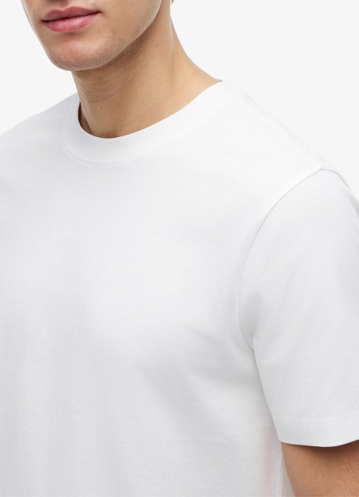 Tommy Hilfiger T-shirt met logo- en backprint - detail 5 wit
