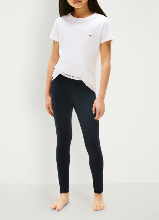 Tommy Hilfiger T-shirt met logo in 2-pack - voorkant 5 wit