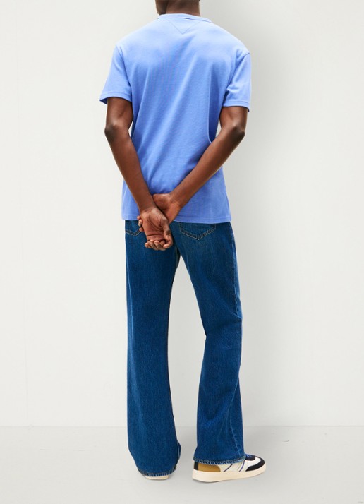 Tommy Hilfiger T-shirt met logo - achterkant lichtblauw