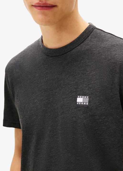 Tommy Hilfiger T-shirt met logo - detail 5 zwart