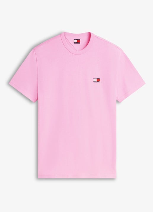 Tommy Hilfiger T-shirt met logo - voorkant citronella-zf0 / geel