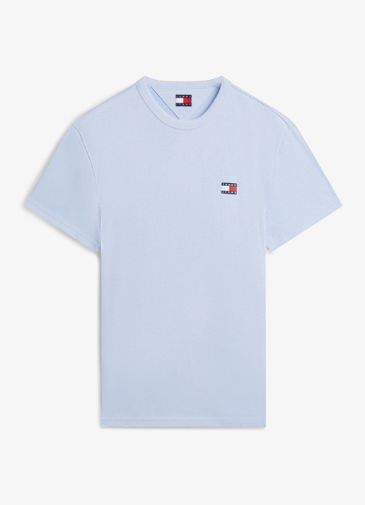 Tommy Hilfiger T-shirt met logo - voorkant 4 blue storm-c6q / blauw