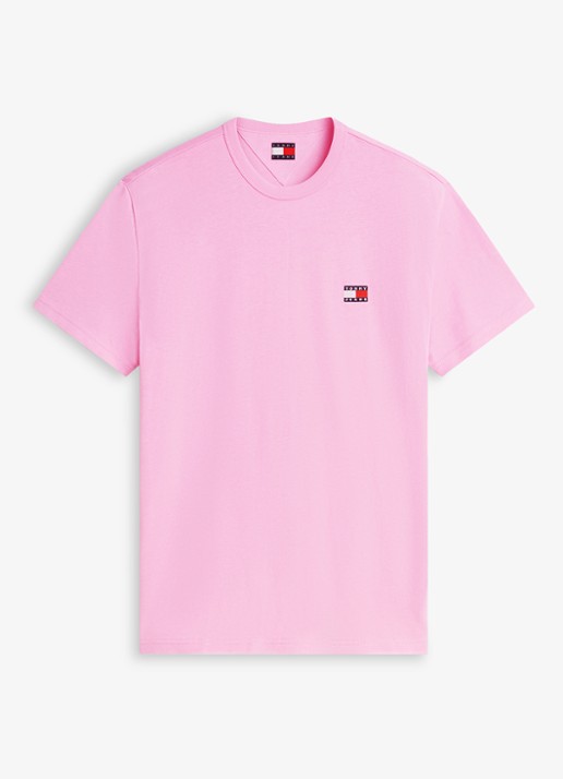 Tommy Hilfiger T-shirt met logo - voorkant pink daisy-tou / roze