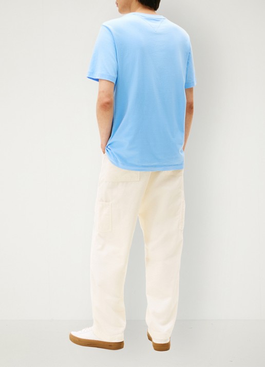 Tommy Hilfiger T-shirt met logo - achterkant 3 blauw