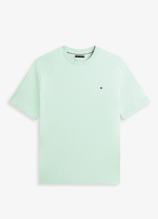 Tommy Hilfiger T-shirt met logo - voorkant 2 mint