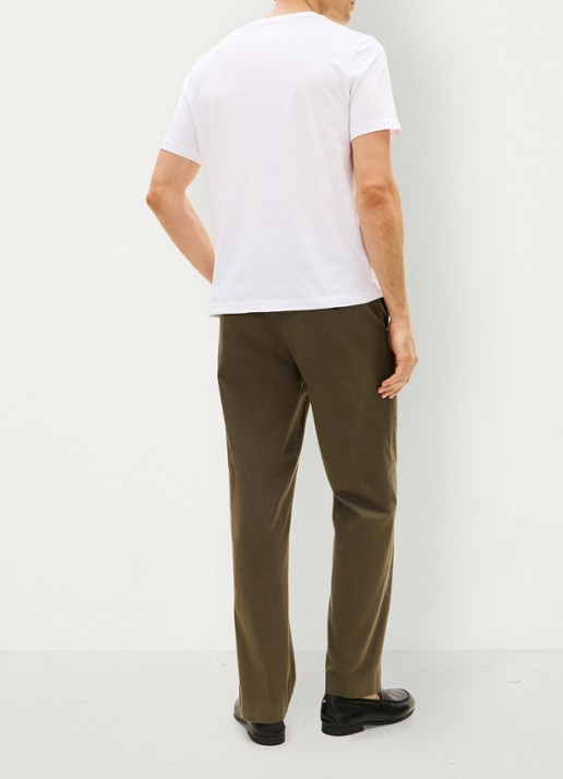 Tommy Hilfiger T-shirt met logo - achterkant 5 wit
