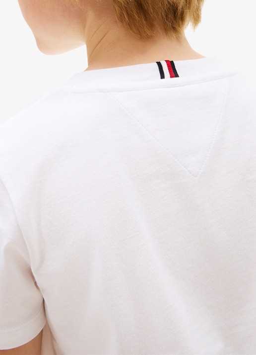 Tommy Hilfiger T-shirt met logo - detail 5 wit