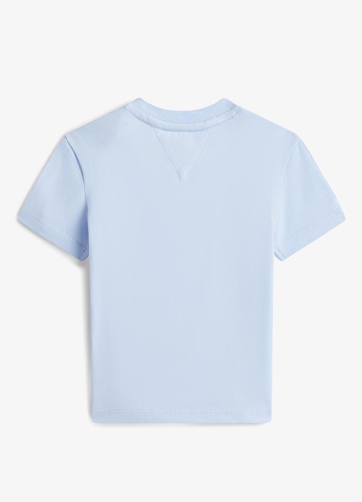 Tommy Hilfiger T-shirt met logo - achterkant 2 lichtblauw