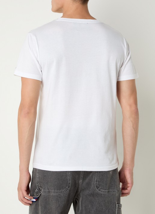 Tommy Hilfiger T-shirt met logoprint - achterkant wit