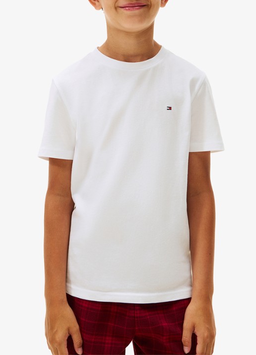 Tommy Hilfiger T-shirt met ronde hals in 2-pack - detail 2 donkerblauw