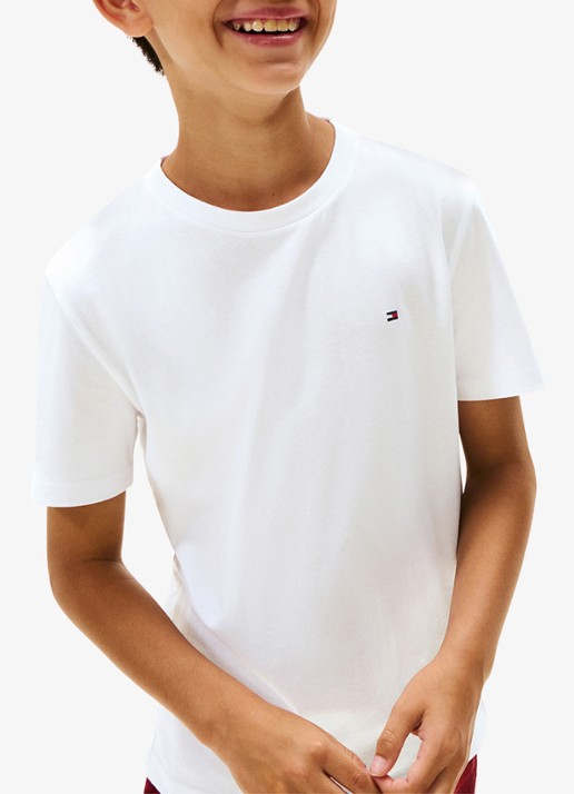 Tommy Hilfiger T-shirt met ronde hals in 2-pack - detail 3 donkerblauw