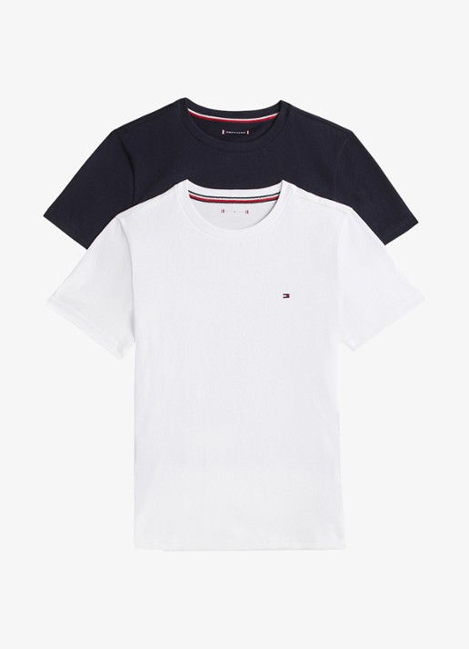 Tommy Hilfiger T-shirt met ronde hals in 2-pack