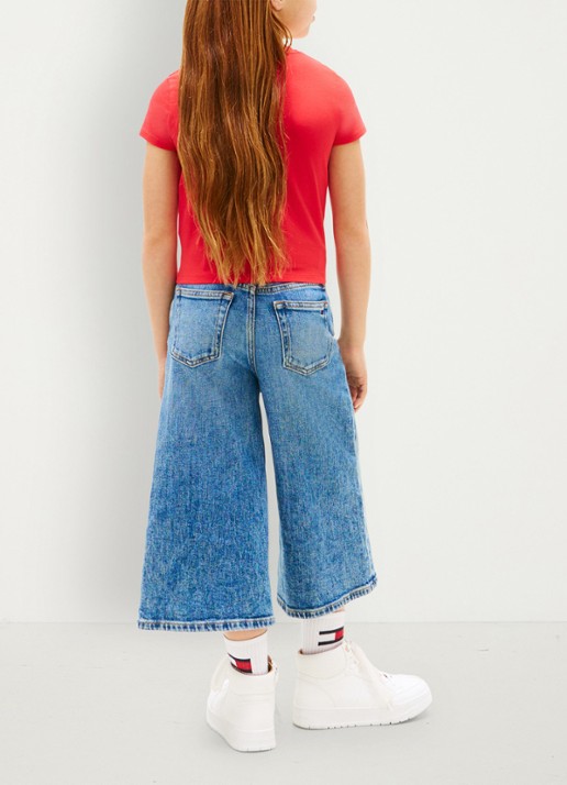 Tommy Hilfiger T-shirt met strass - achterkant rood