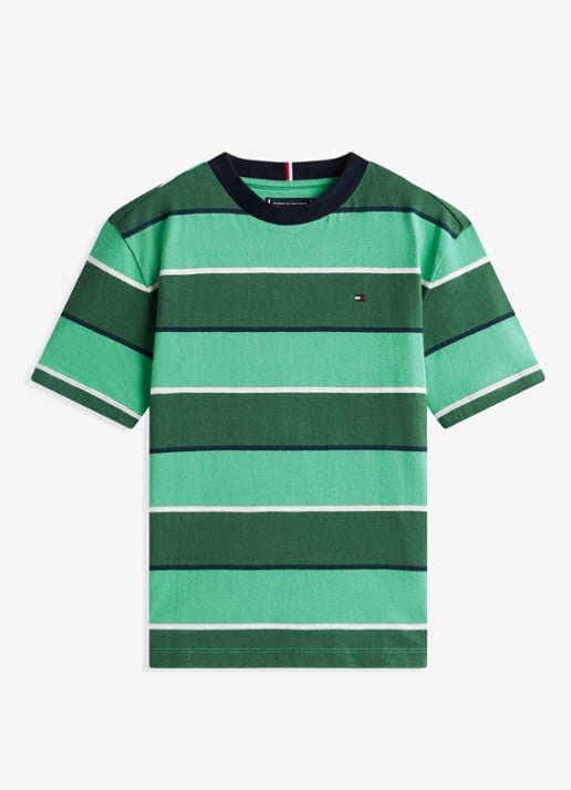 Tommy Hilfiger T-shirt met streepprint en logo