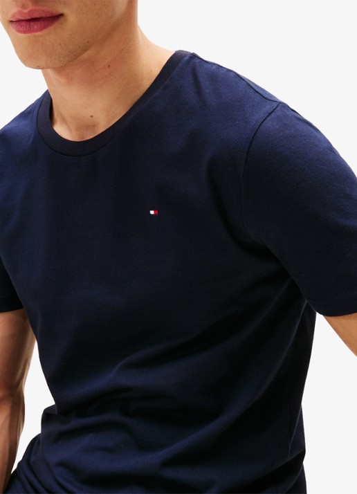 Tommy Hilfiger T-shirts met logo in 3-pack - detail 4 lindegroen