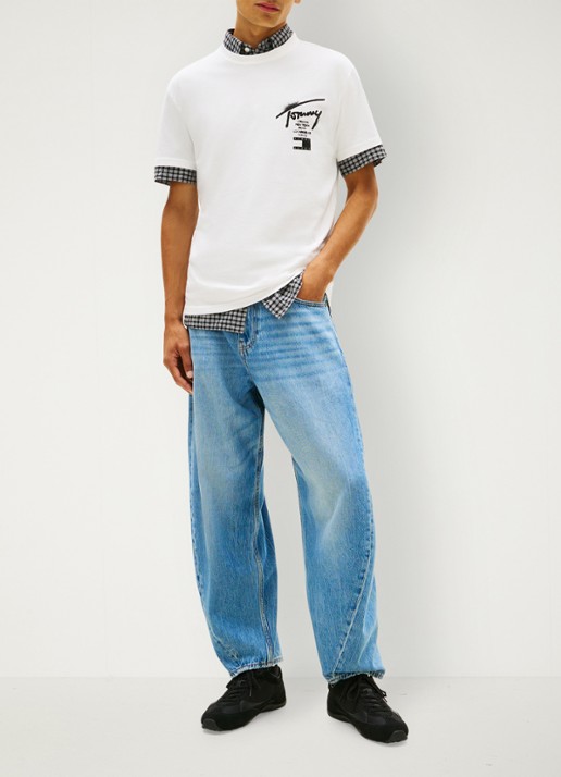 Tommy Hilfiger Tanga van mesh - voorkant 3 bruin