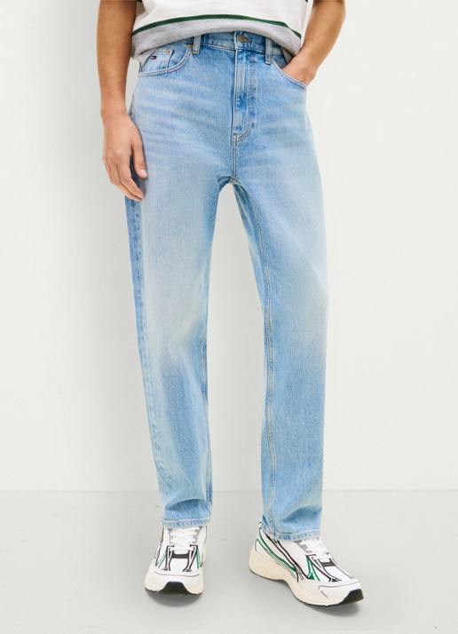 Tommy Hilfiger Tapered fit jeans in katoenblend